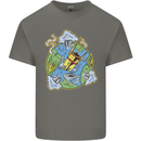 Climate Change Earth Destruction Nuclear War Kids T-Shirt Childrens Charcoal