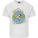 Climate Change Earth Destruction Nuclear War Kids T-Shirt Childrens White