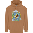 Climate Change Earth Destruction Nuclear War Mens 80% Cotton Hoodie Caramel Latte