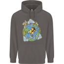 Climate Change Earth Destruction Nuclear War Mens 80% Cotton Hoodie Charcoal