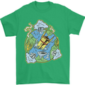 Climate Change Earth Destruction Nuclear War Mens T-Shirt 100% Cotton Irish Green
