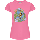 Climate Change Earth Destruction Nuclear War Womens Petite Cut T-Shirt Azalea
