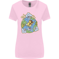Climate Change Earth Destruction Nuclear War Womens Wider Cut T-Shirt Light Pink
