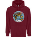 Climate Change It's Never Too Late Childrens Kids Hoodie Maroon