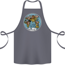Climate Change It's Never Too Late Cotton Apron 100% Organic Steel