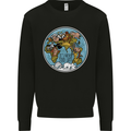 Climate Change It's Never Too Late Kids Sweatshirt Jumper Black