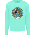 Climate Change It's Never Too Late Kids Sweatshirt Jumper Peppermint