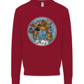 Climate Change It's Never Too Late Kids Sweatshirt Jumper Red