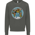 Climate Change It's Never Too Late Kids Sweatshirt Jumper Storm Grey