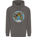 Climate Change It's Never Too Late Mens 80% Cotton Hoodie Charcoal