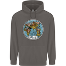 Climate Change It's Never Too Late Mens 80% Cotton Hoodie Charcoal