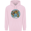 Climate Change It's Never Too Late Mens 80% Cotton Hoodie Light Pink