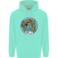 Climate Change It's Never Too Late Mens 80% Cotton Hoodie Peppermint