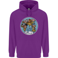 Climate Change It's Never Too Late Mens 80% Cotton Hoodie Purple