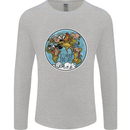 Climate Change It's Never Too Late Mens Long Sleeve T-Shirt Sports Grey