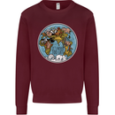 Climate Change It's Never Too Late Mens Sweatshirt Jumper Maroon