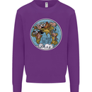 Climate Change It's Never Too Late Mens Sweatshirt Jumper Purple