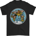 Climate Change It's Never Too Late Mens T-Shirt 100% Cotton Black