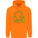 Climate Change Keep the Planet Clean Childrens Kids Hoodie Orange