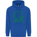 Climate Change Keep the Planet Clean Childrens Kids Hoodie Royal Blue