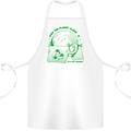 Climate Change Keep the Planet Clean Cotton Apron 100% Organic White