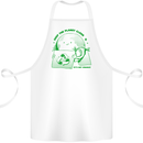 Climate Change Keep the Planet Clean Cotton Apron 100% Organic White