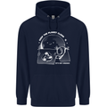 Climate Change Keep the Planet Clean Funny Childrens Kids Hoodie Navy Blue
