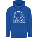Climate Change Keep the Planet Clean Funny Childrens Kids Hoodie Royal Blue