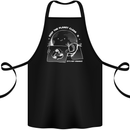 Climate Change Keep the Planet Clean Funny Cotton Apron 100% Organic Black