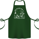 Climate Change Keep the Planet Clean Funny Cotton Apron 100% Organic Forest Green