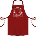Climate Change Keep the Planet Clean Funny Cotton Apron 100% Organic Maroon