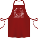 Climate Change Keep the Planet Clean Funny Cotton Apron 100% Organic Maroon
