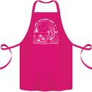 Climate Change Keep the Planet Clean Funny Cotton Apron 100% Organic Pink