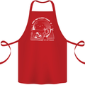 Climate Change Keep the Planet Clean Funny Cotton Apron 100% Organic Red