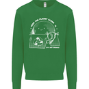 Climate Change Keep the Planet Clean Funny Kids Sweatshirt Jumper Irish Green
