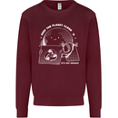 Climate Change Keep the Planet Clean Funny Kids Sweatshirt Jumper Maroon