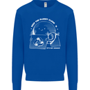 Climate Change Keep the Planet Clean Funny Kids Sweatshirt Jumper Royal Blue