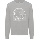 Climate Change Keep the Planet Clean Funny Kids Sweatshirt Jumper Sports Grey