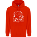 Climate Change Keep the Planet Clean Funny Mens 80% Cotton Hoodie Bright Red