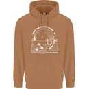 Climate Change Keep the Planet Clean Funny Mens 80% Cotton Hoodie Caramel Latte