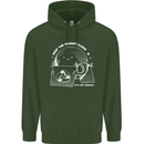 Climate Change Keep the Planet Clean Funny Mens 80% Cotton Hoodie Forest Green