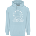 Climate Change Keep the Planet Clean Funny Mens 80% Cotton Hoodie Light Blue