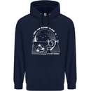Climate Change Keep the Planet Clean Funny Mens 80% Cotton Hoodie Navy Blue