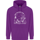 Climate Change Keep the Planet Clean Funny Mens 80% Cotton Hoodie Purple