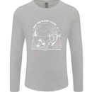 Climate Change Keep the Planet Clean Funny Mens Long Sleeve T-Shirt Sports Grey