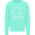 Climate Change Keep the Planet Clean Funny Mens Sweatshirt Jumper Peppermint