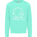 Climate Change Keep the Planet Clean Funny Mens Sweatshirt Jumper Peppermint