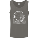 Climate Change Keep the Planet Clean Funny Mens Vest Tank Top Charcoal