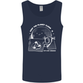 Climate Change Keep the Planet Clean Funny Mens Vest Tank Top Navy Blue