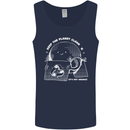 Climate Change Keep the Planet Clean Funny Mens Vest Tank Top Navy Blue